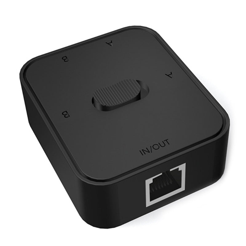 2-Port RJ45 Network Switcher Gigabit Network Splitter Power-Free Internal External Network Switch Adapter 2-Port RJ45 Network Switcher Gigabit Network Splitter Power-Free Internal External Network Switch Adapter